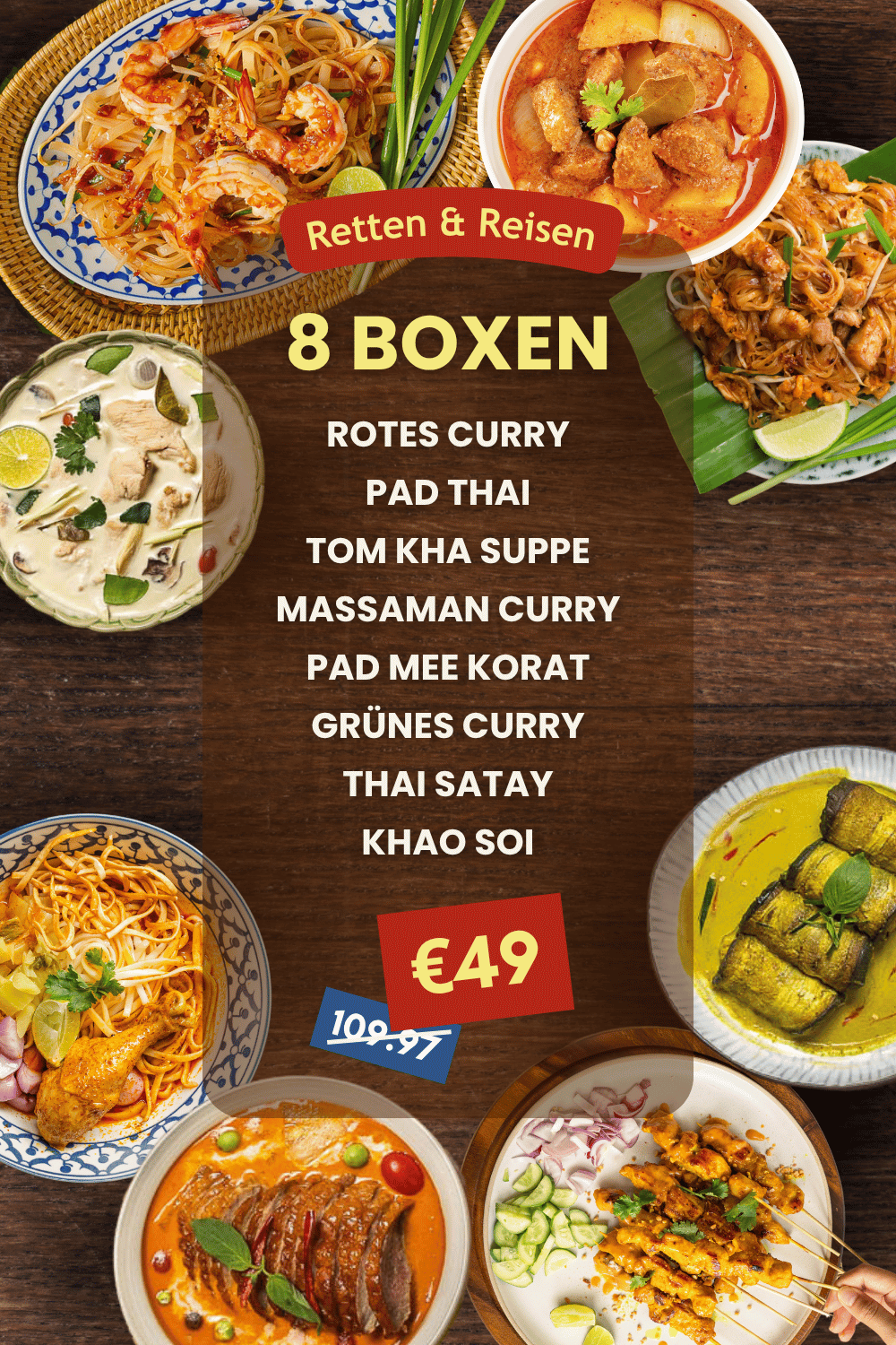 Around Thailand Mega-Angebot