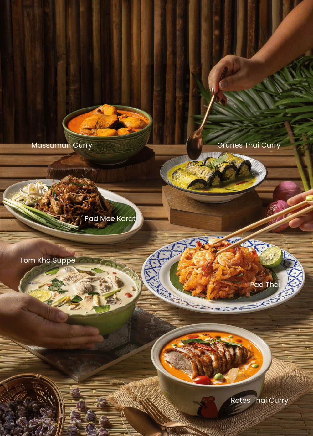 Thailand Deluxe Set : Best of Thailand Box + 5kg Jasmin Duftreis + 60-seitiges Kochbuch