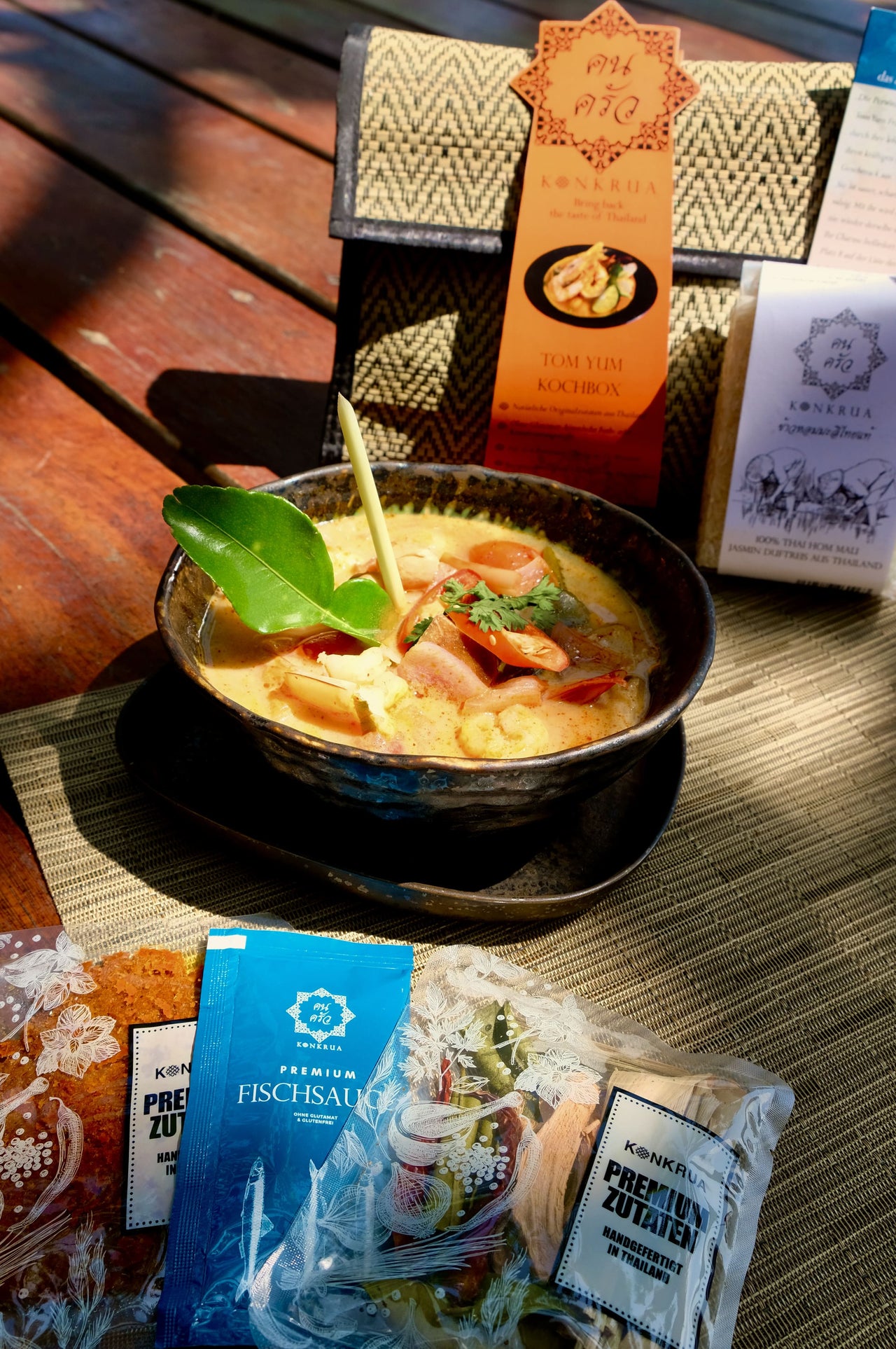 Tom Yum Suppe Kochbox (für 2-3 Portionen)